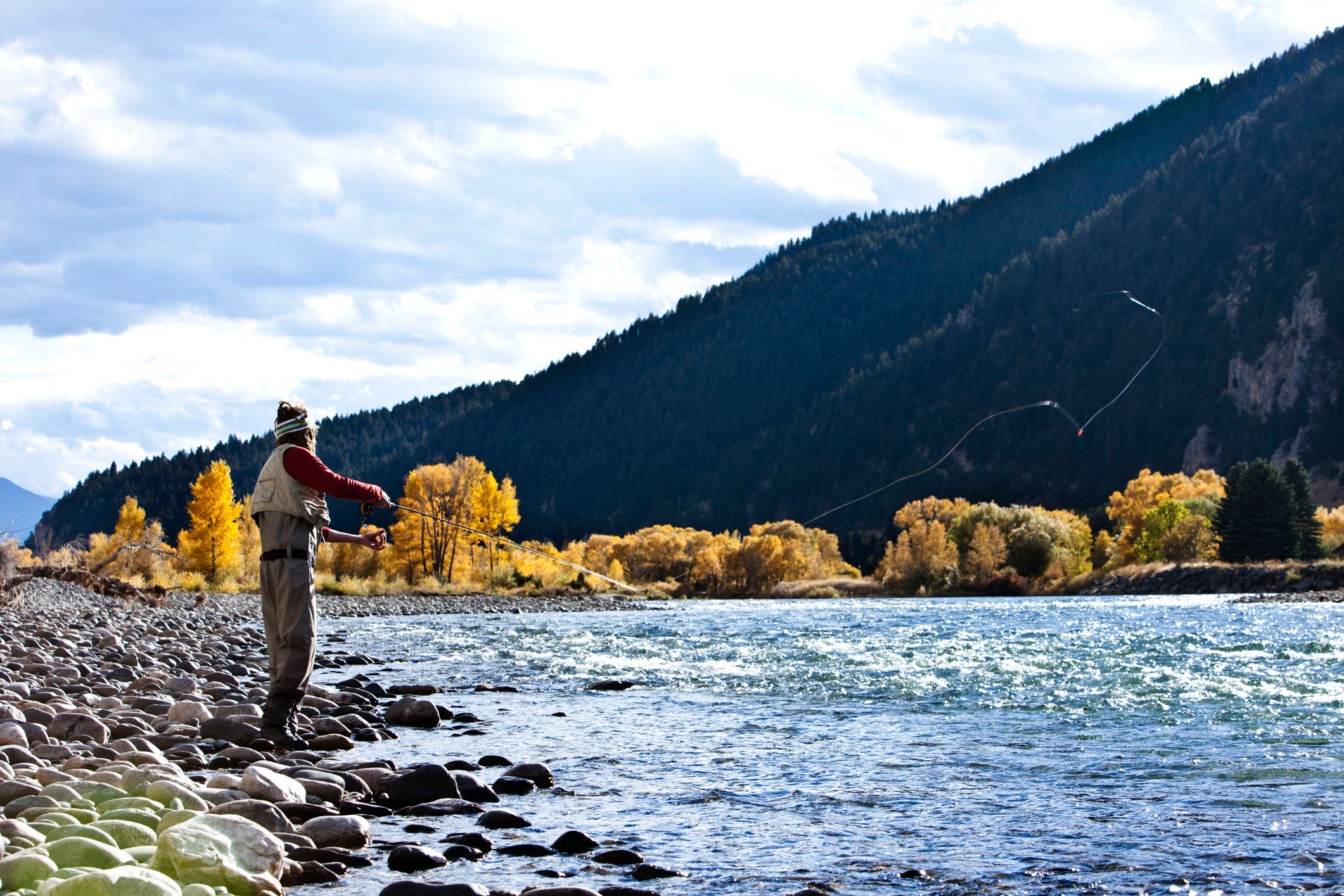 Fly fishing in Montana
