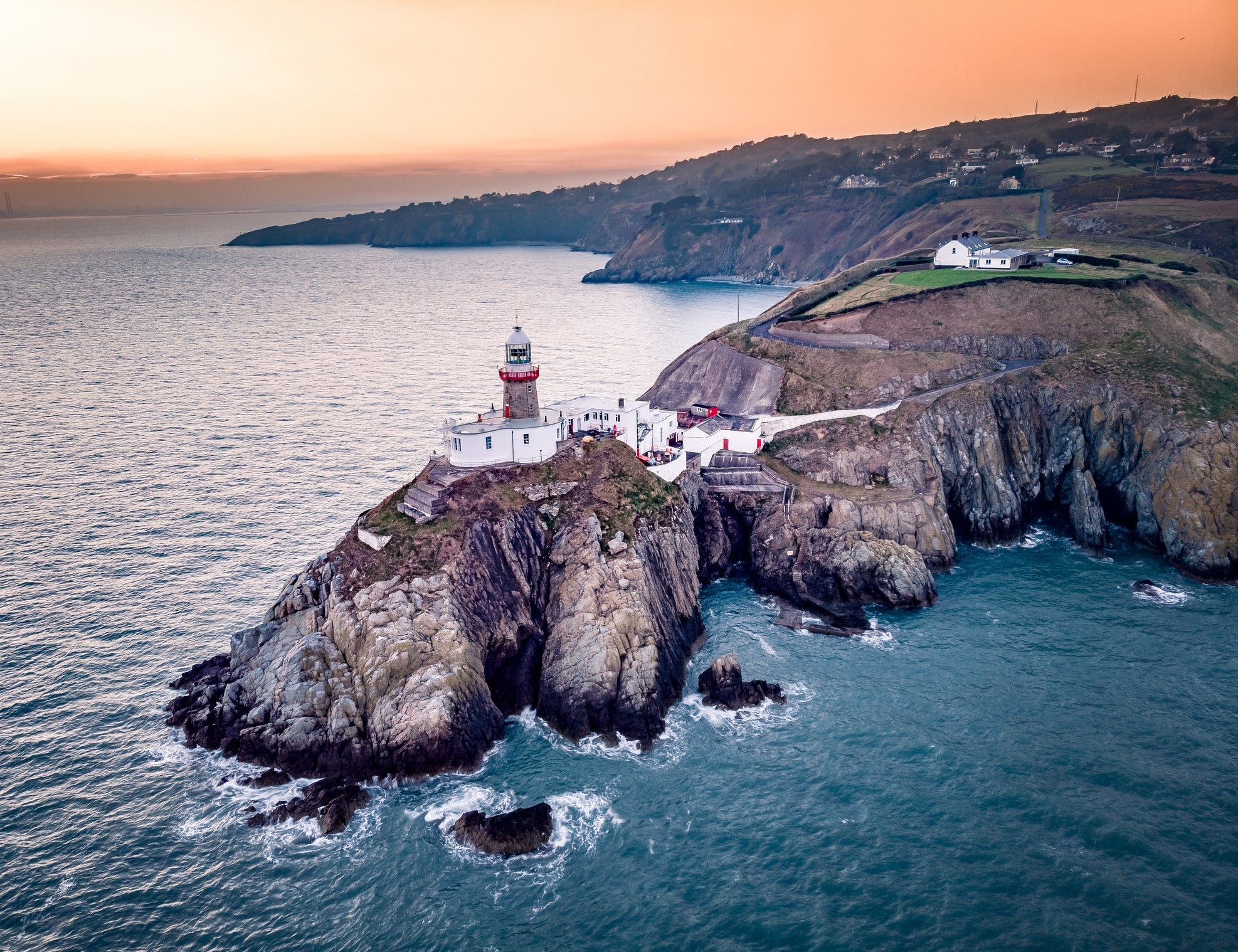 Baily Lighthouse in Dublin, Ireland