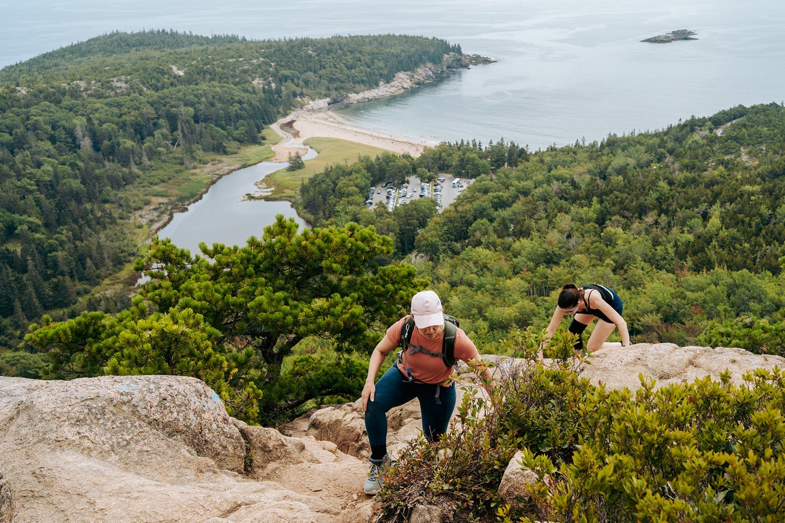 hiking in Acadia National Park