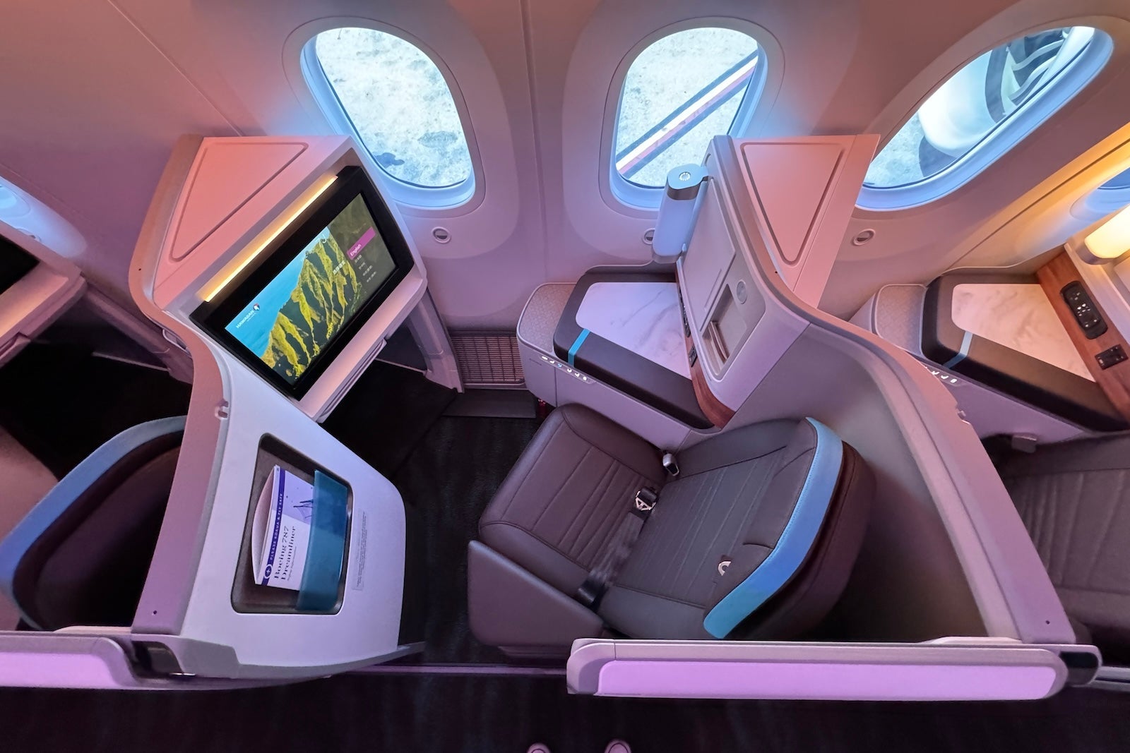 Hawaiian 787 business class