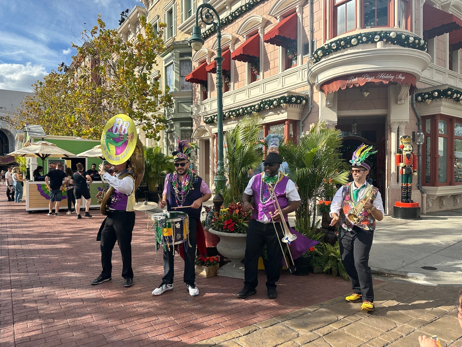 band playing music