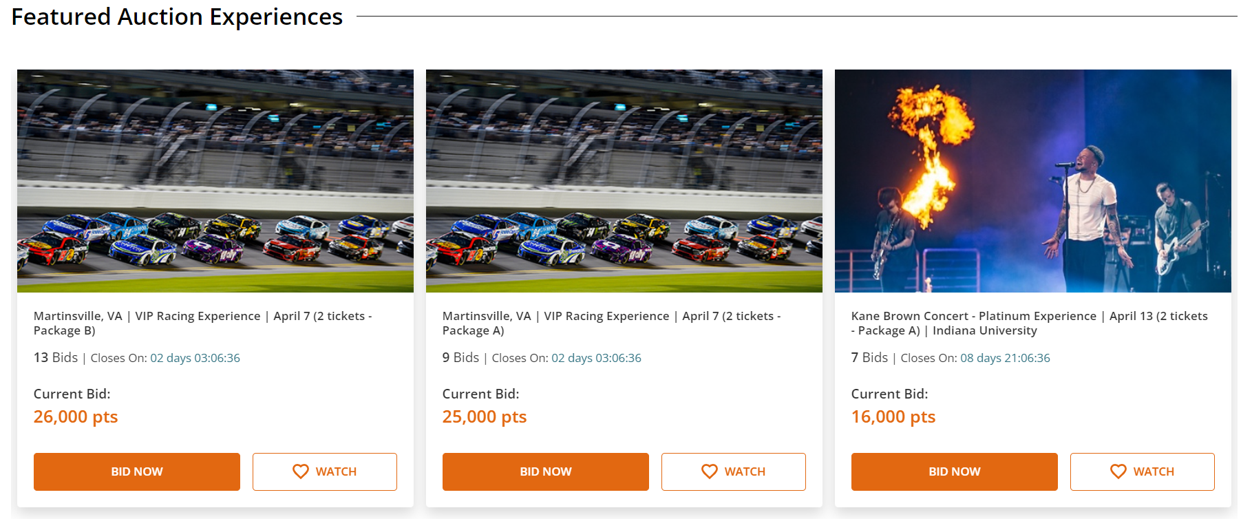 Experiences by Choice