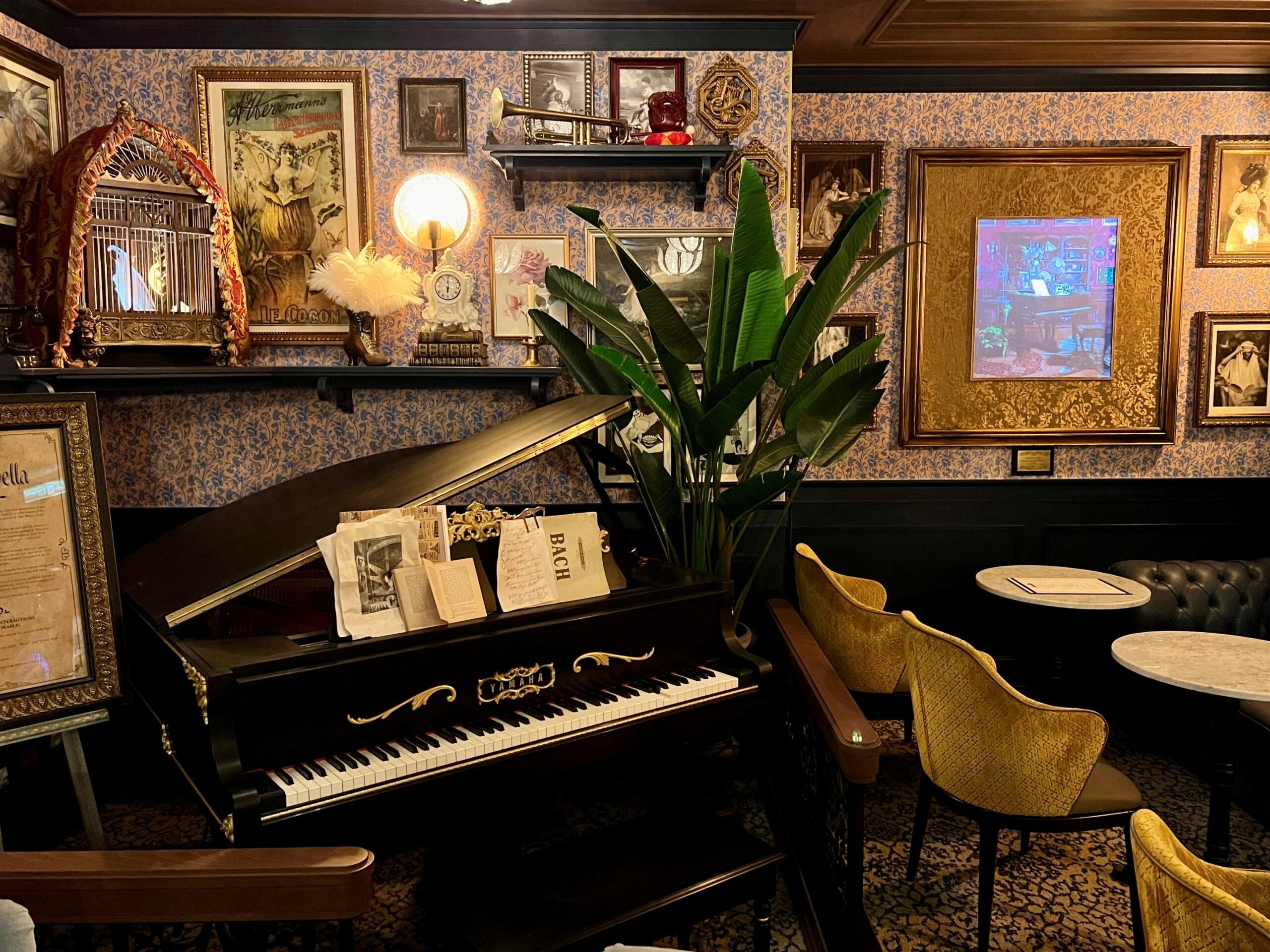 Isabella's piano at Spellbound