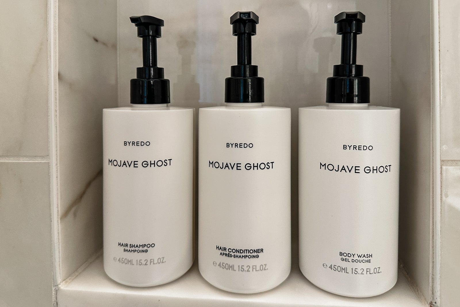 Complimentary toiletries at the Conrad Nashville