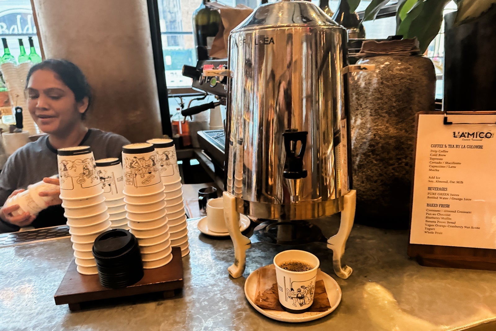 coffee in lobby