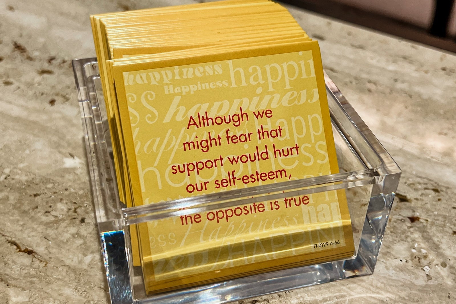 A pile of conversation starters in an Avalon ship lounge