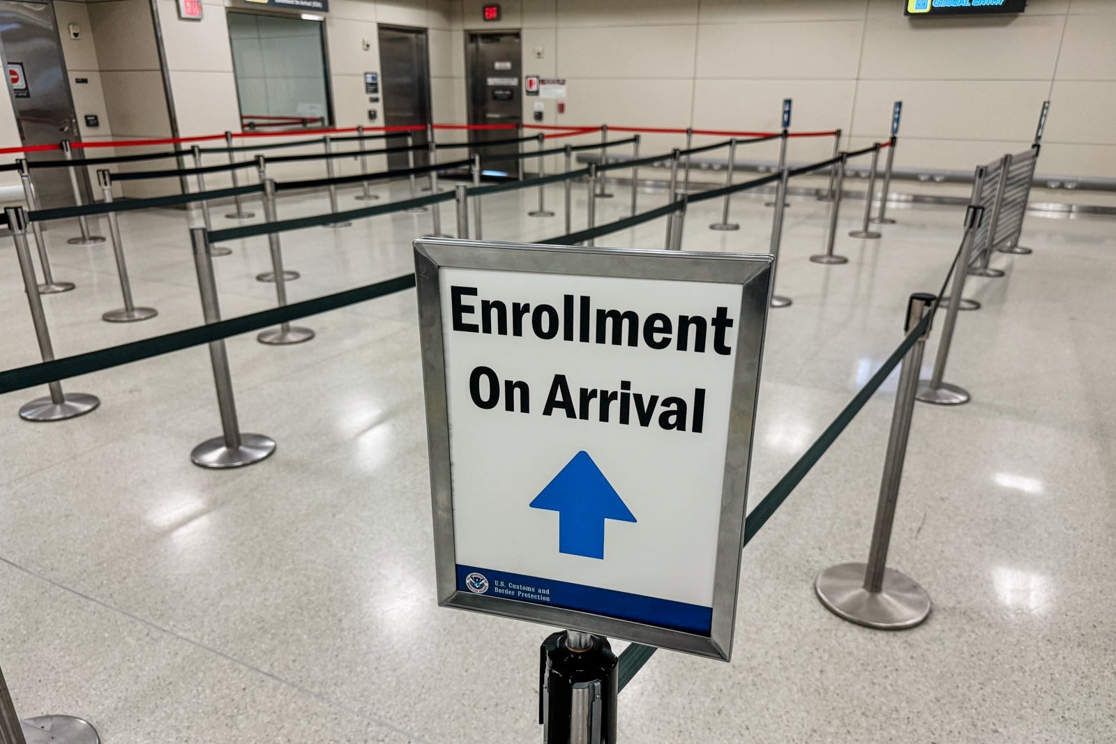 Global Entry enrollment line