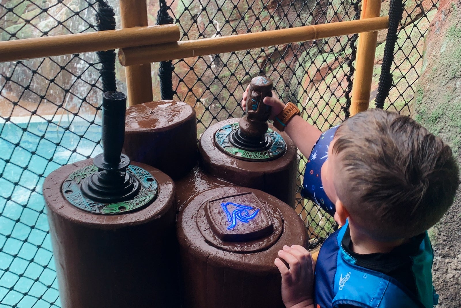 Water controls at Universal Volcano Bay