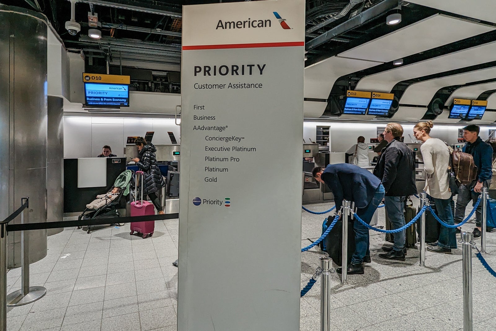 American Airlines check-in