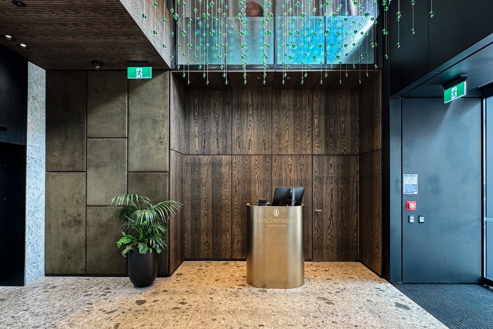 Intercontinential Auckland lobby