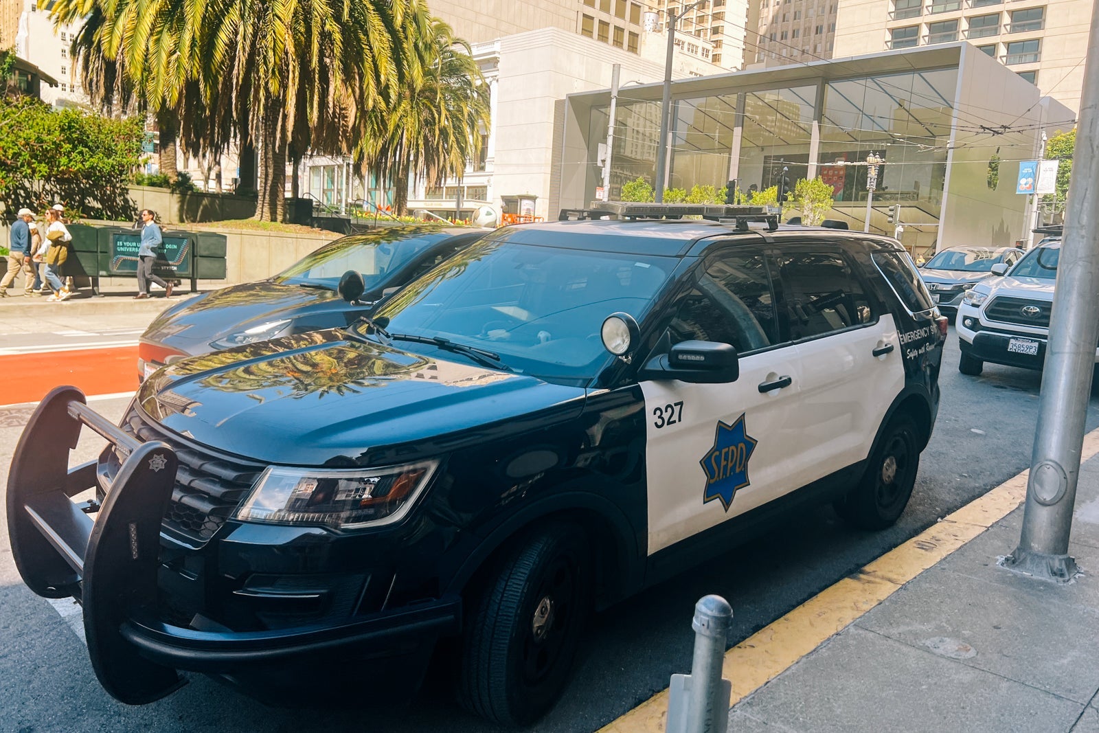 A police car in San Francisco