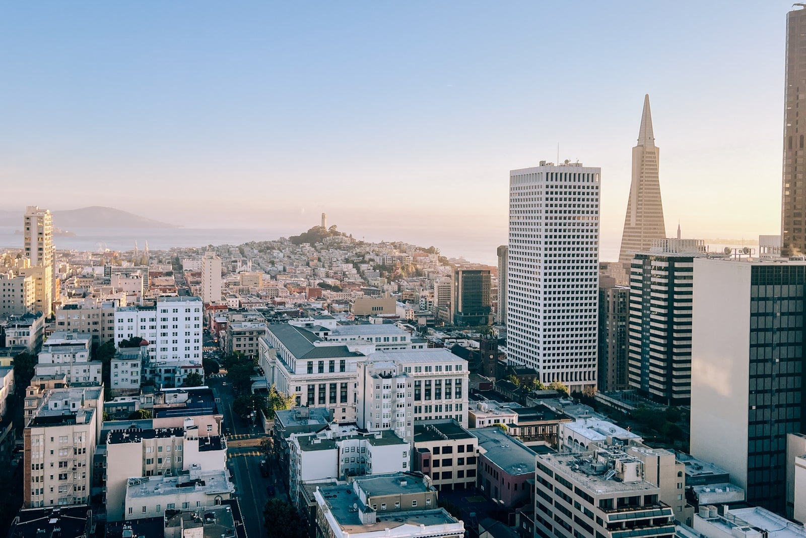 The downtown San Francisco skyline