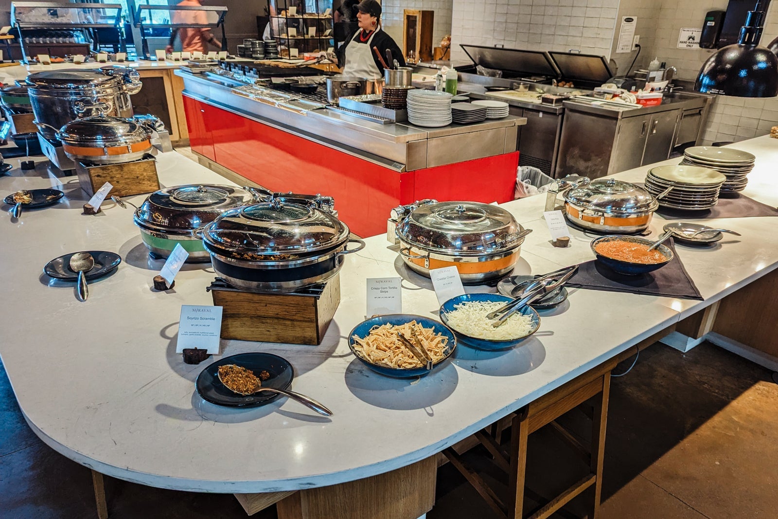 Miraval Austin breakfast buffet