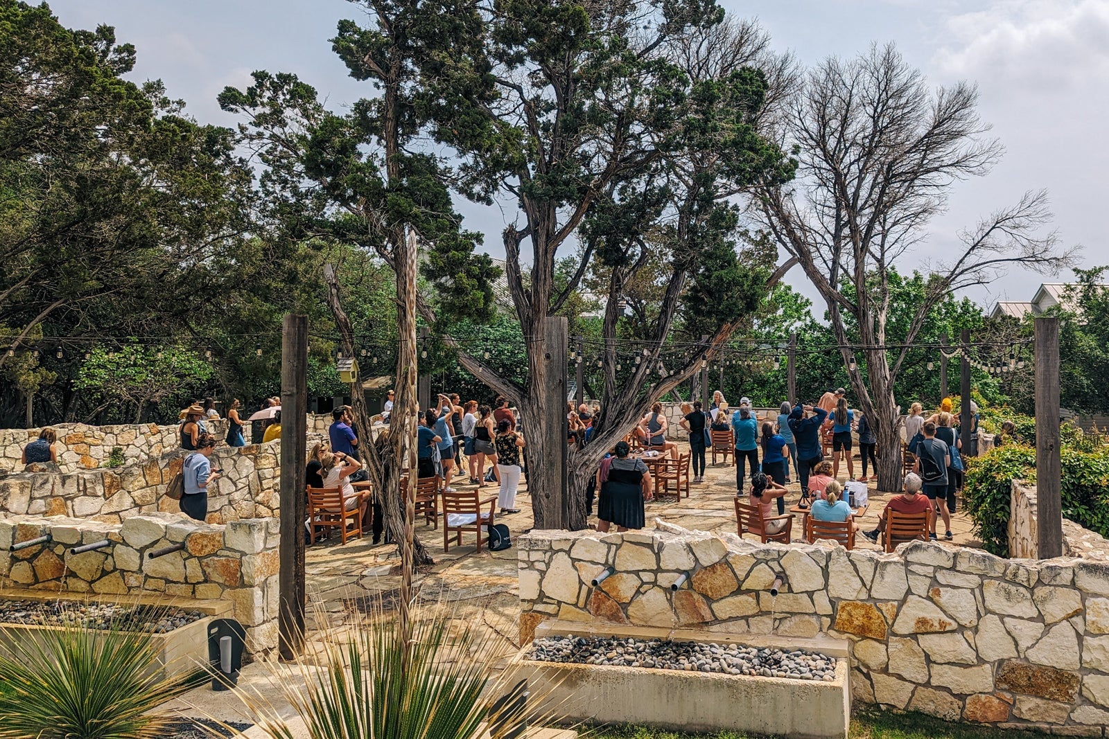 Miraval Austin sensory garden