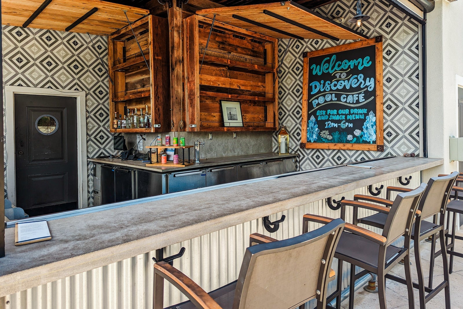 Miraval Austin pool bar