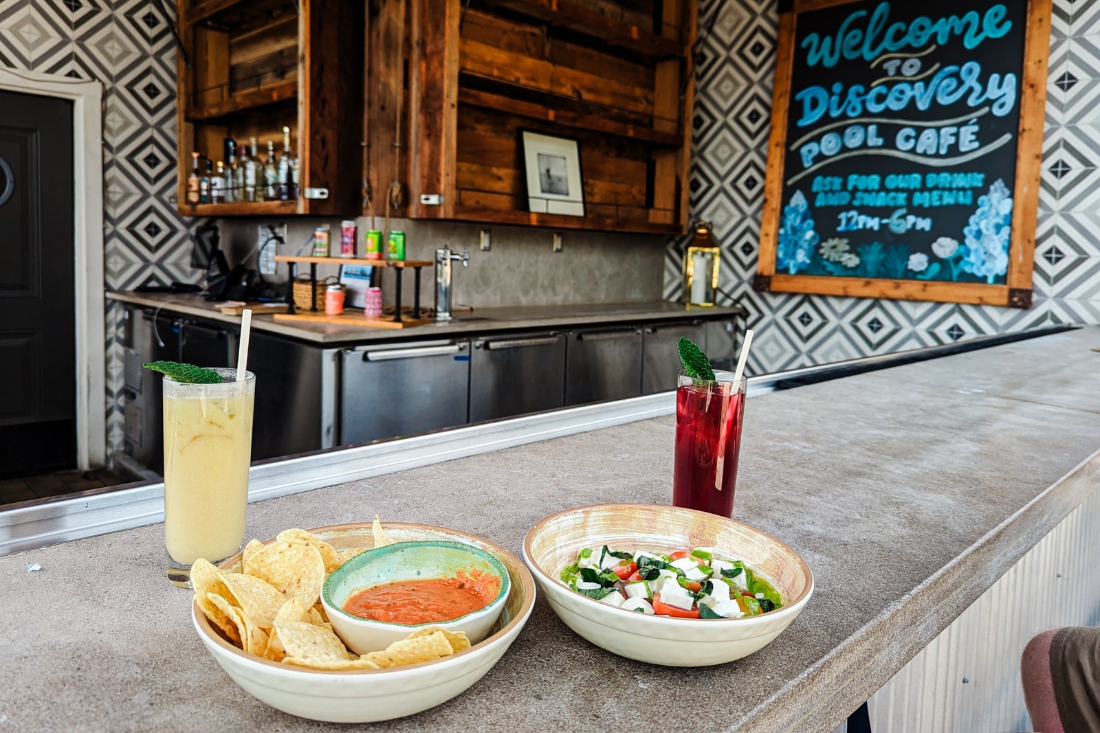 Miraval Austin food at pool bar