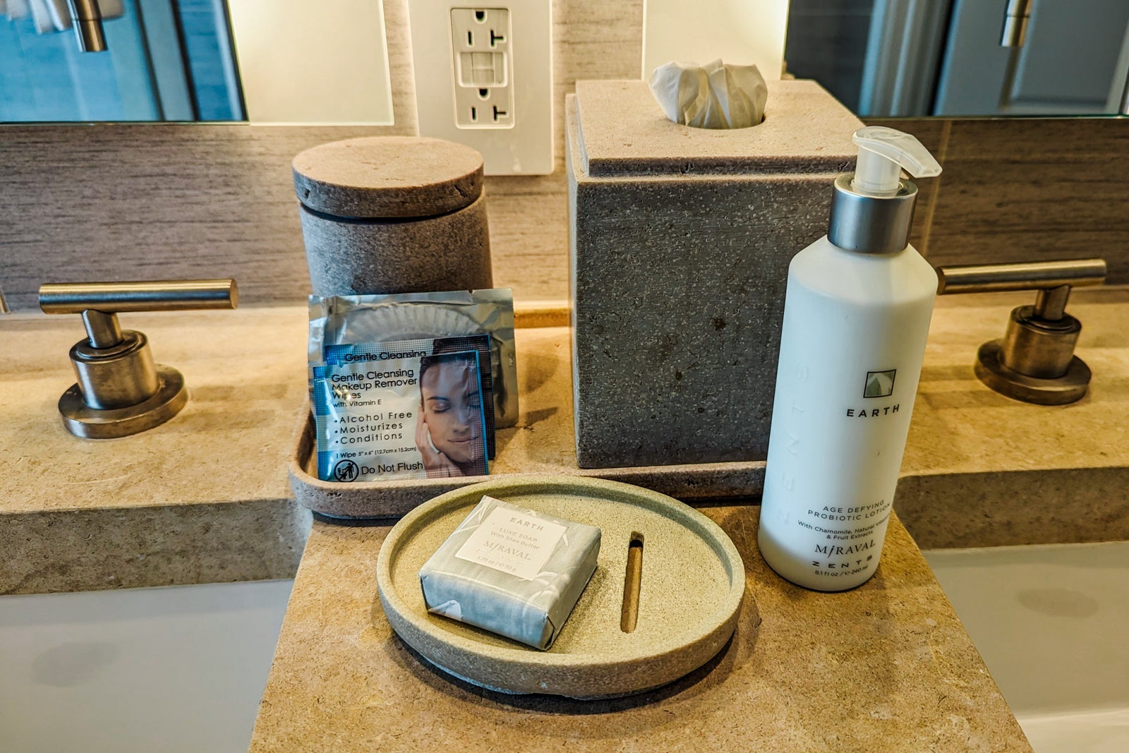 Miraval Austin room bathroom