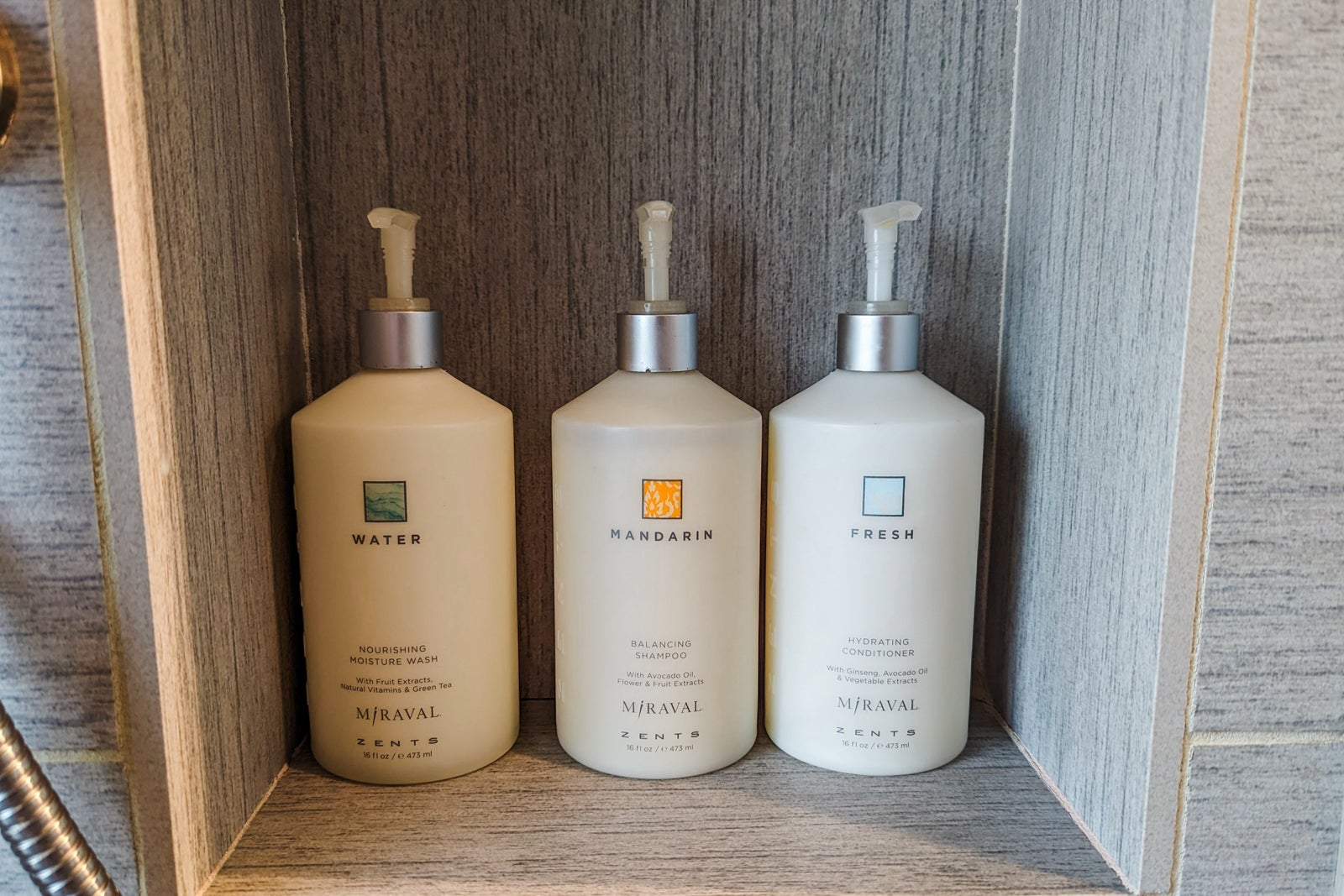 Miraval Austin room shower