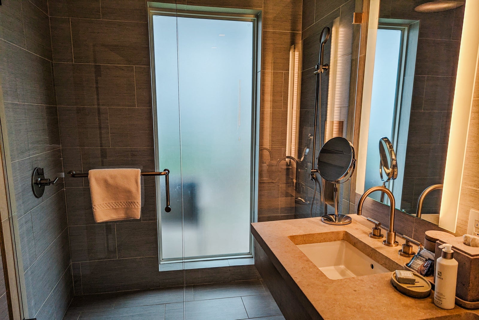 Miraval Austin room shower