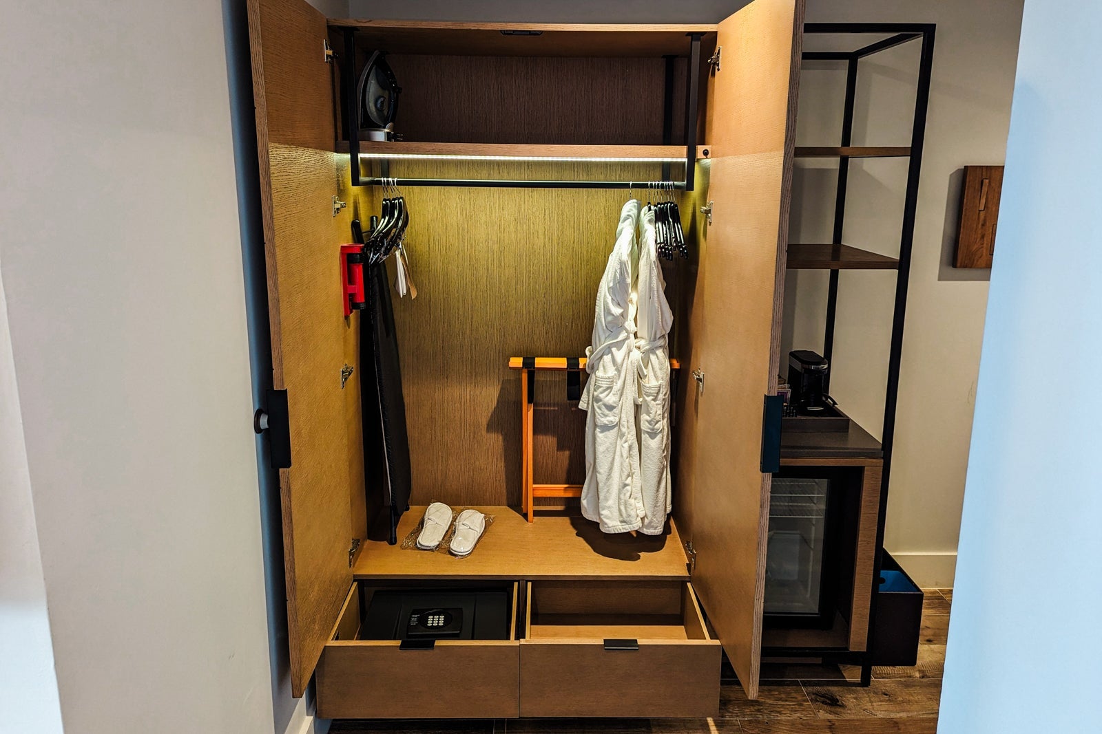 Miraval Austin room closet