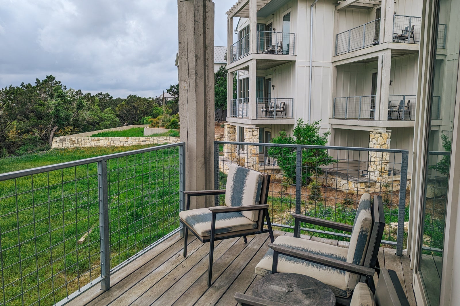 Miraval Austin room patio