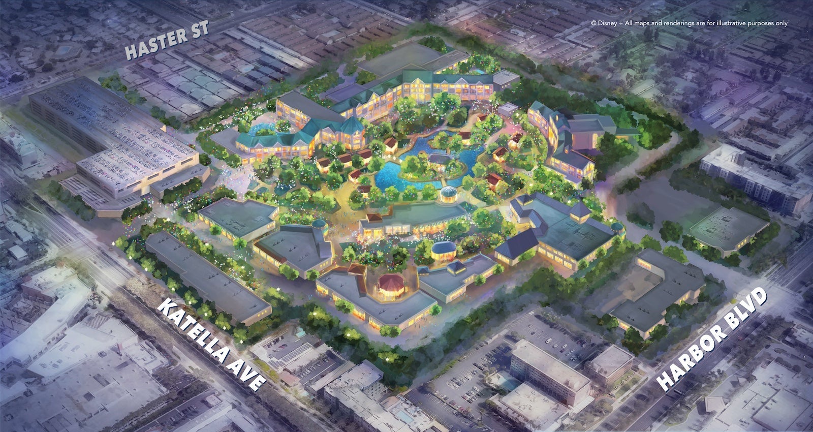 map rendering disneyland project