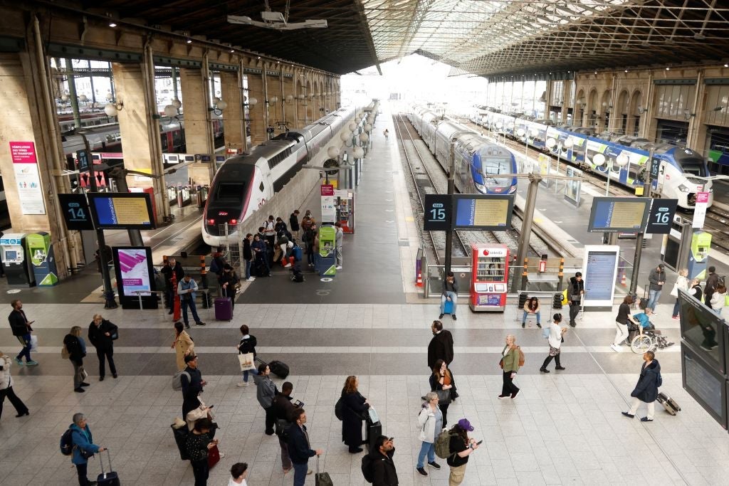 Gare du Nord railway station in Paris