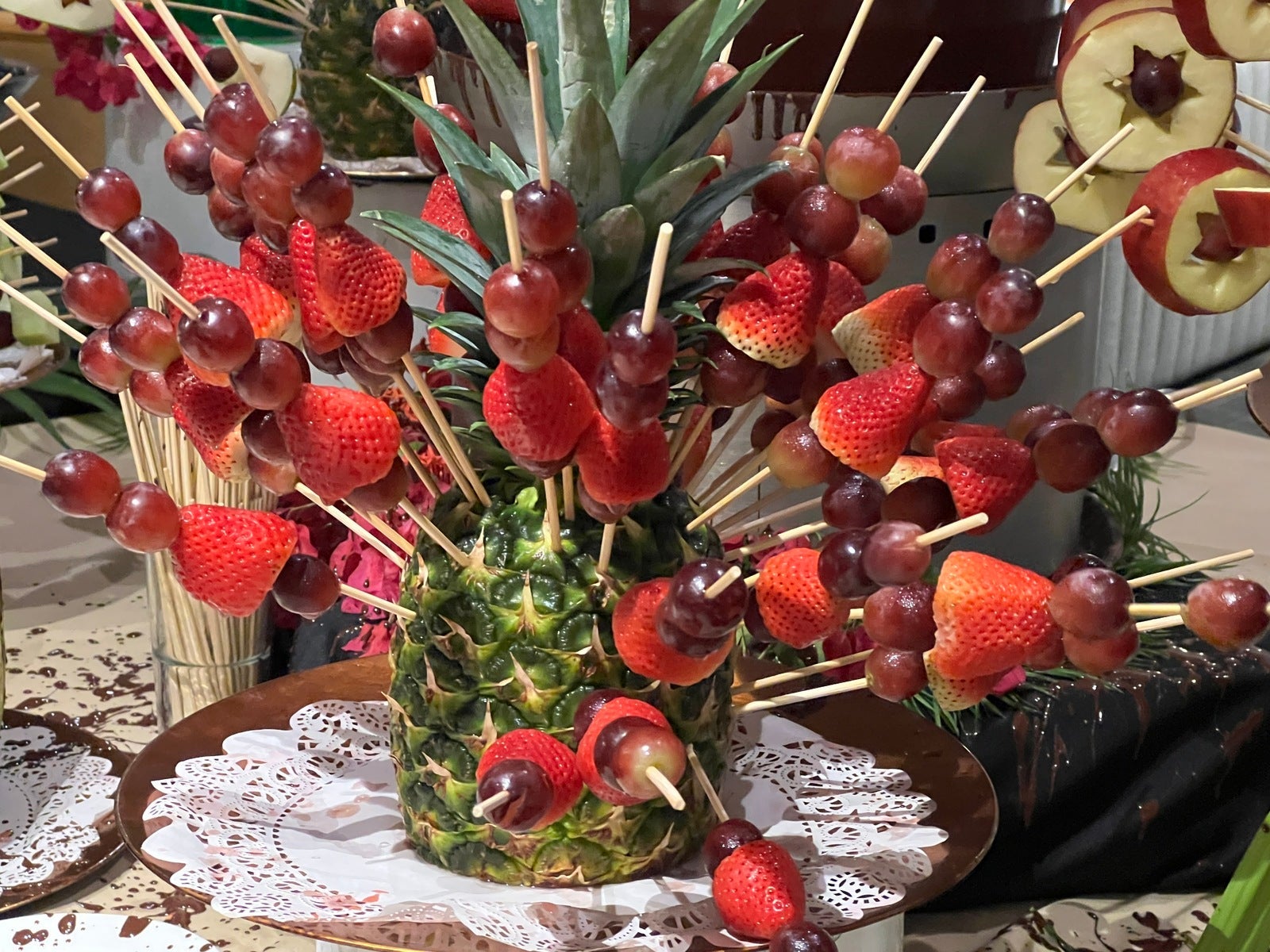 Dessert buffet at Coconut Bay Beach Resort Spa St. Lucia
