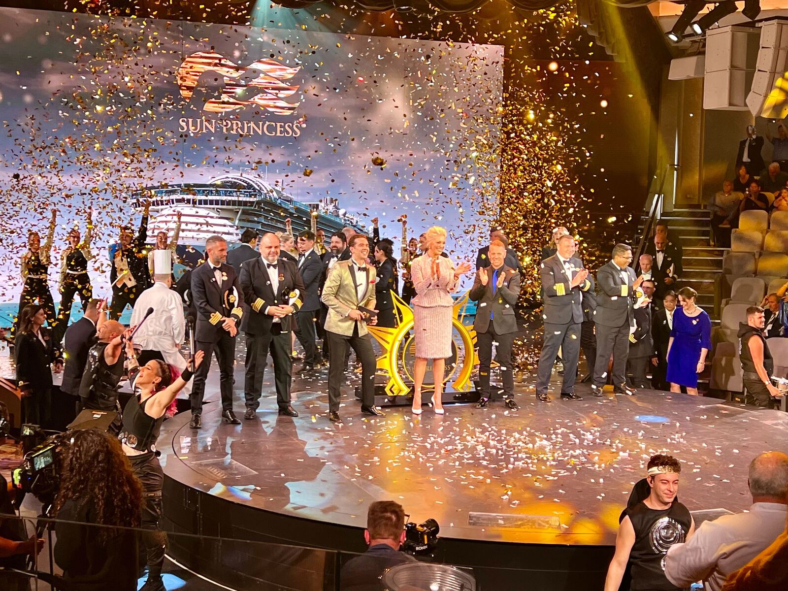 Hannah Waddingham on Princess Cruises new ship