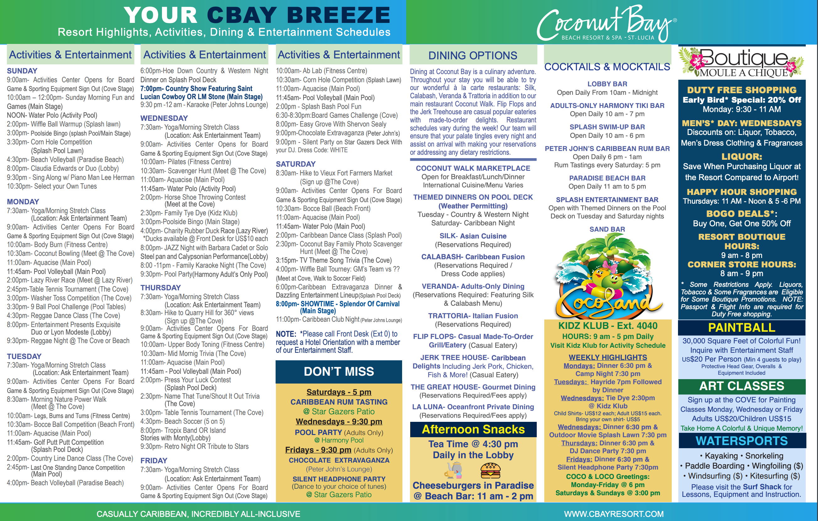 Coconut Bay Beach Resort Spa St. Lucia