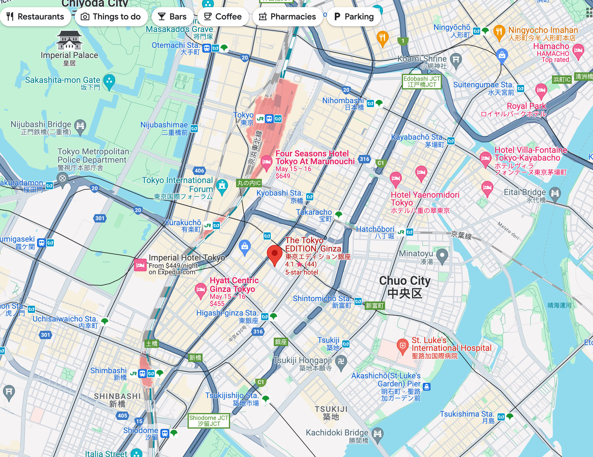 Tokyo, Japan. GOOGLE MAPS