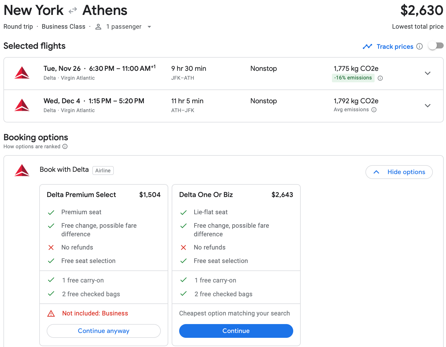 google flight