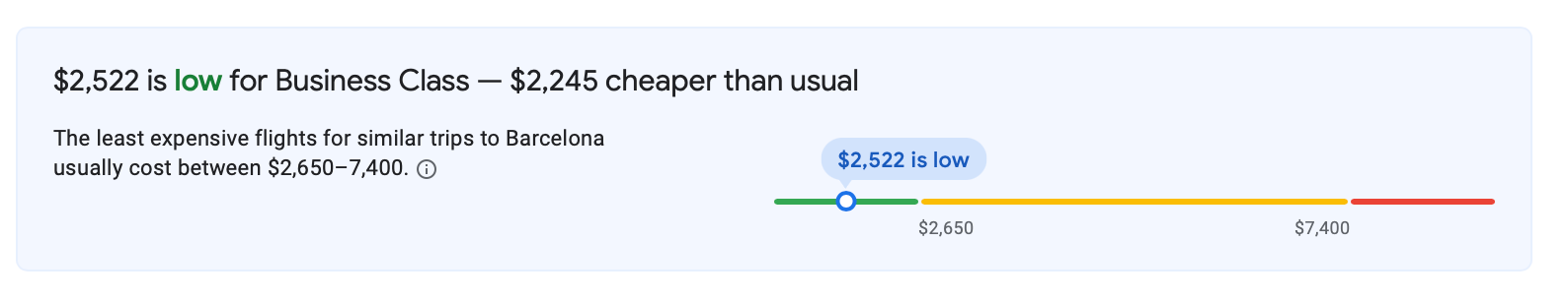 google flights screenshot