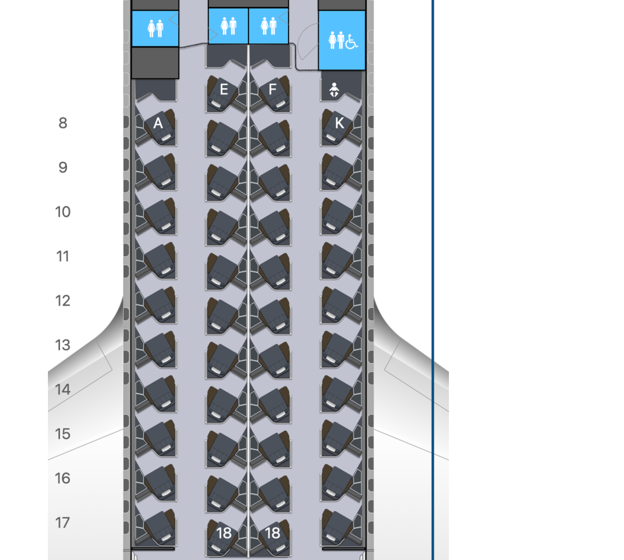 airplane seat map