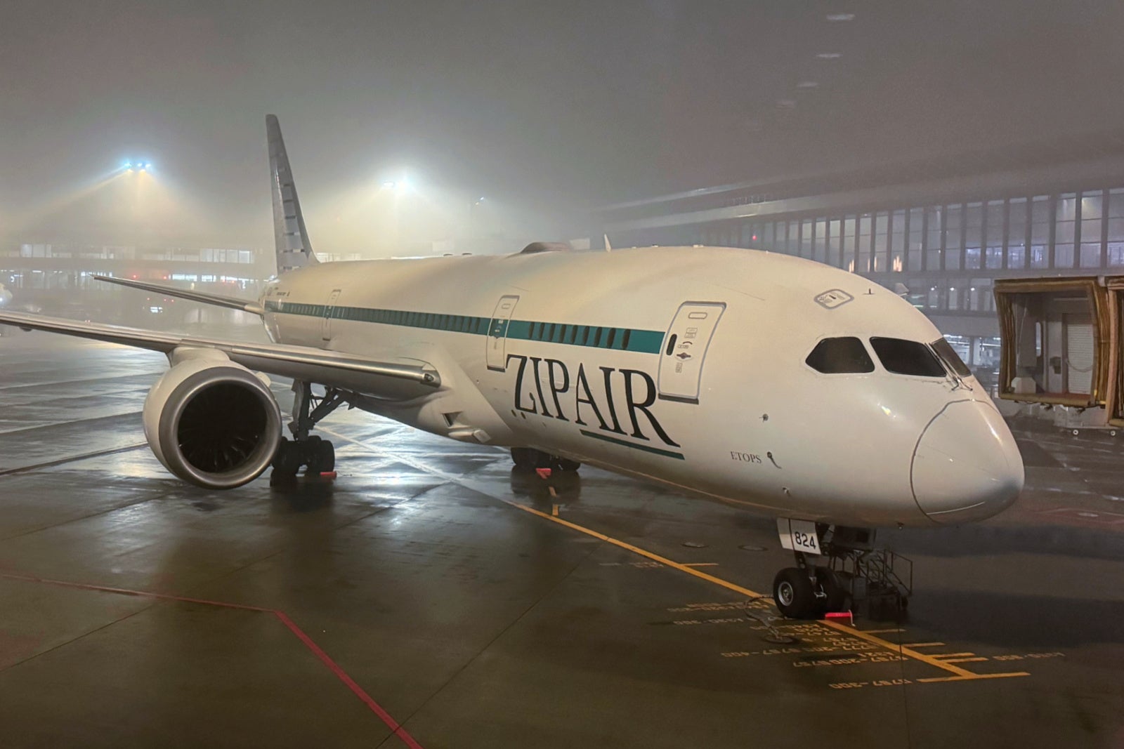 ZIPAIR Plane at Tokyo NRT