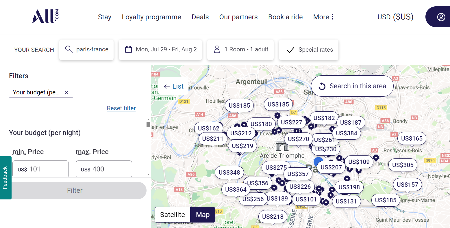 Accor Live Limitless hotels in Paris during the Olympica
