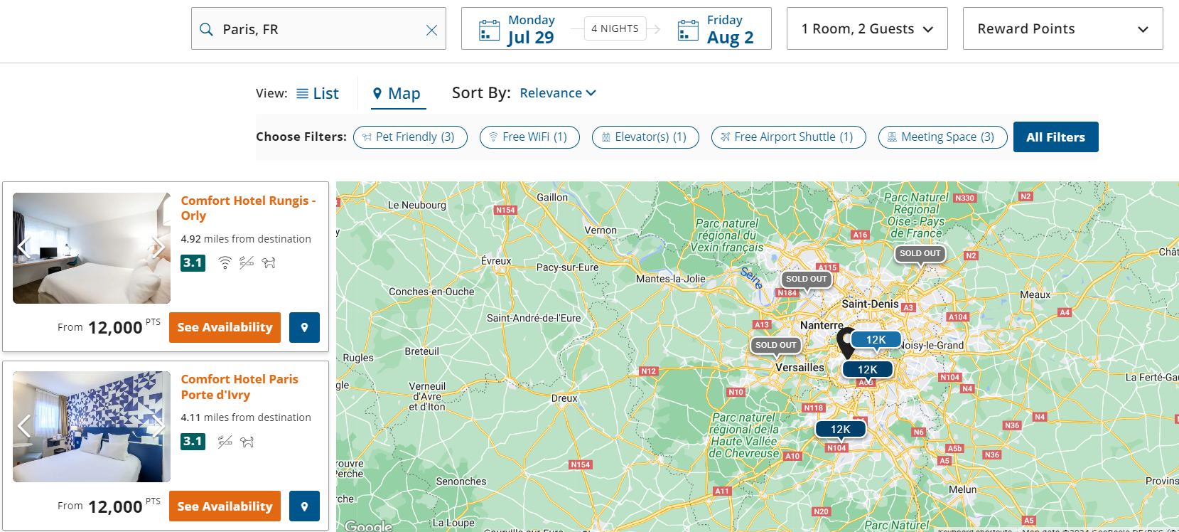 Choice hotels for Paris Olympics