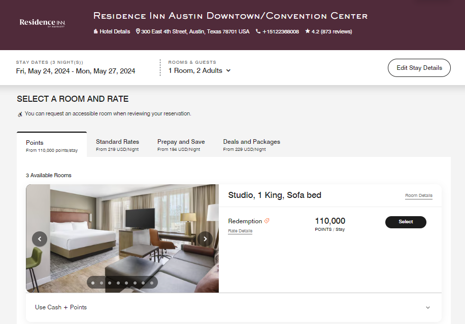 Marriott hotel in Austin