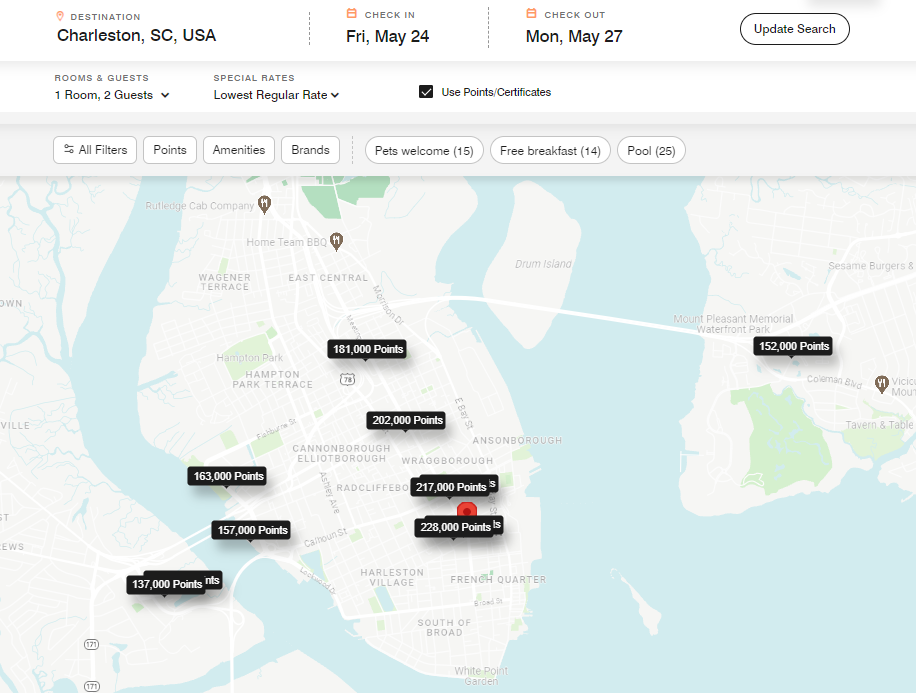 Marriott hotels in Charleston