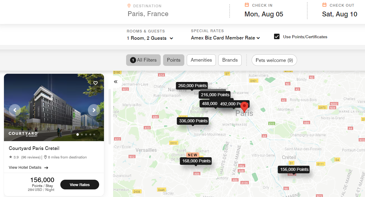 Marriott Paris Olympics hotels