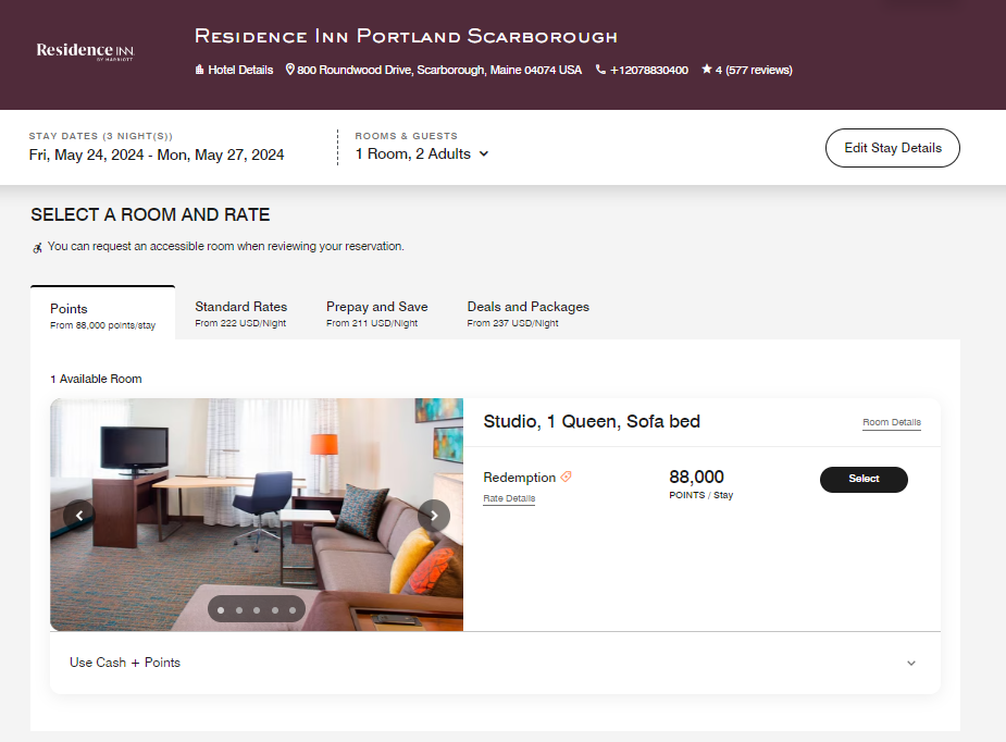 Marriott hotel in Portland