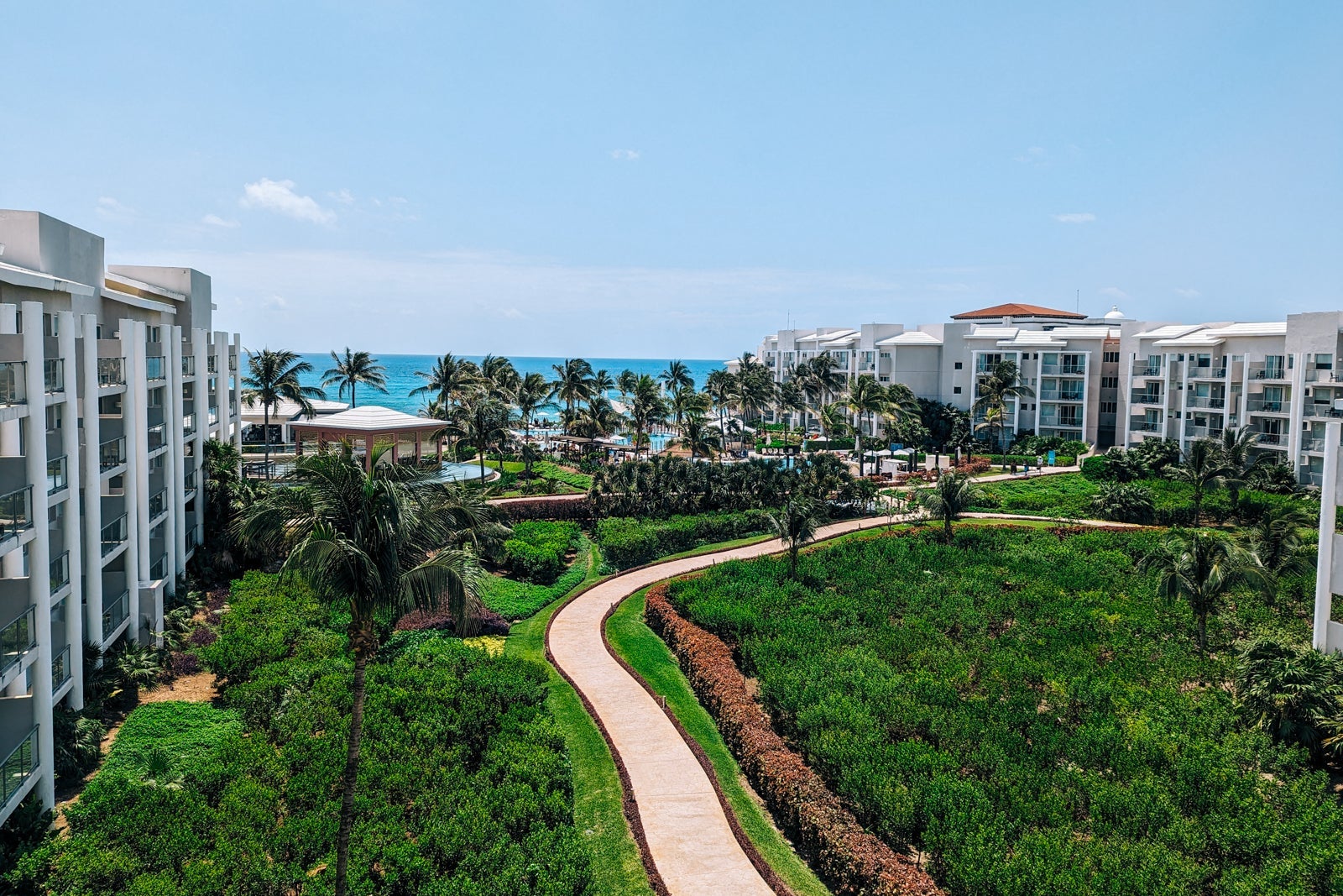 Patio view at Dreams Jade