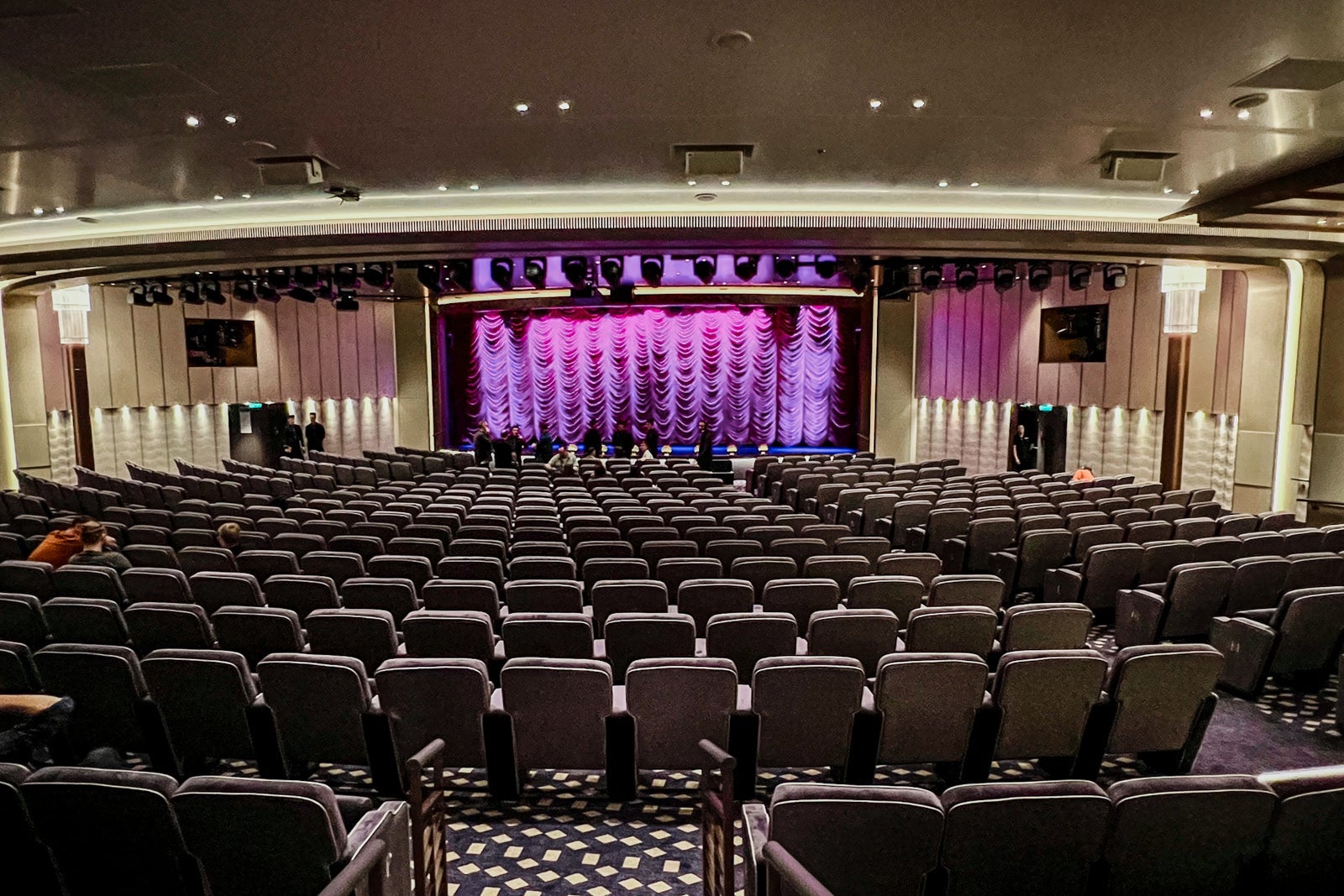 The Royal Court Theatre on Cunard's Queen Anne