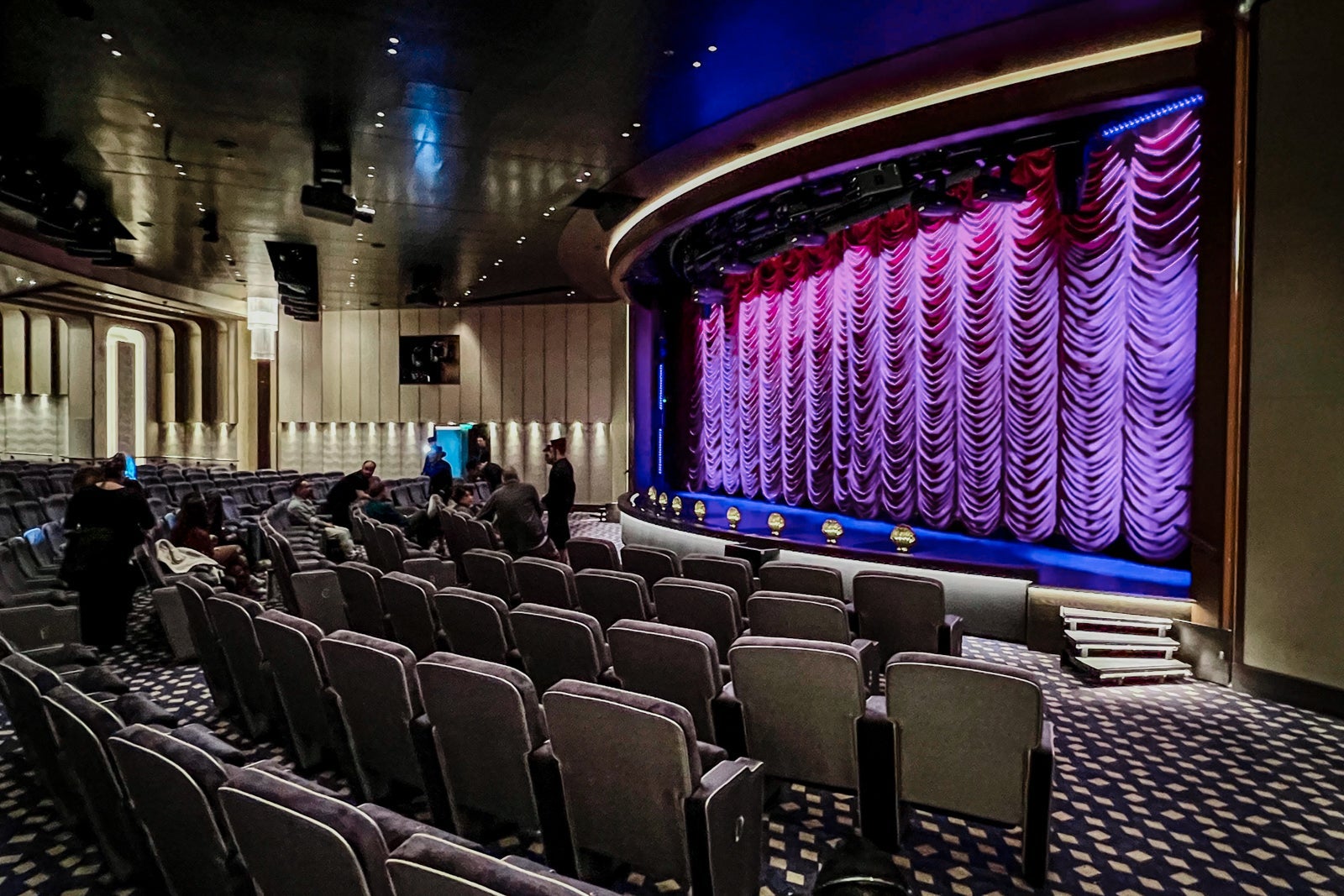The Royal Court Theatre on Cunard's Queen Anne
