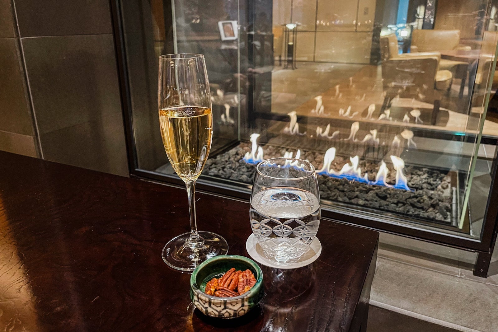 Champagne at Park Hyatt Kyoto, Japan