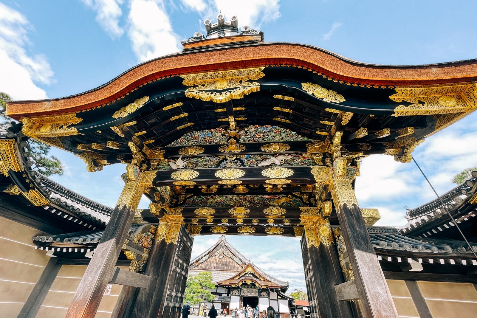 Nijo Castle gate. Kyoto