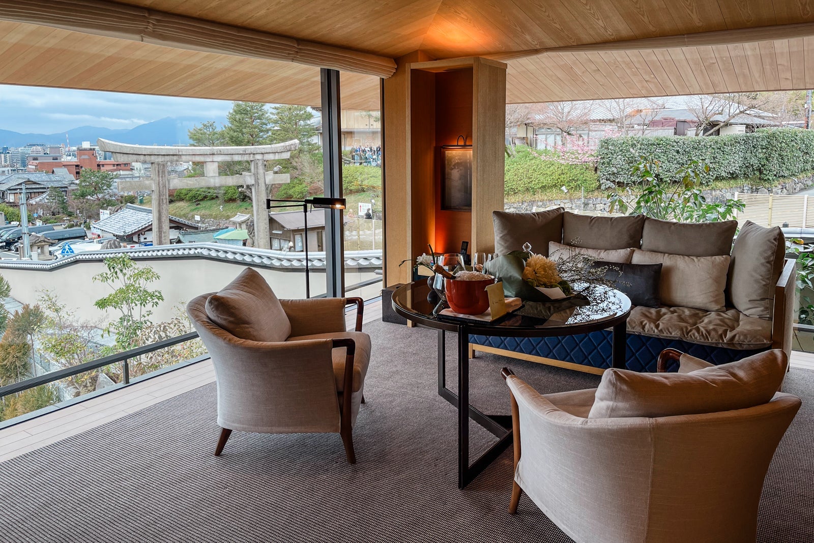 Ninenzaka House living room at Park Hyatt Kyoto