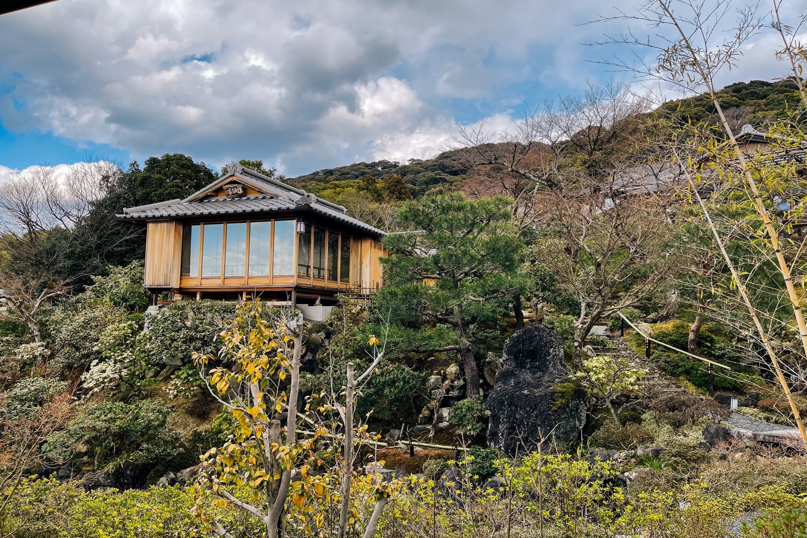 Kyoyamato restaurant on the grounds of Park Hyatt Kyoto