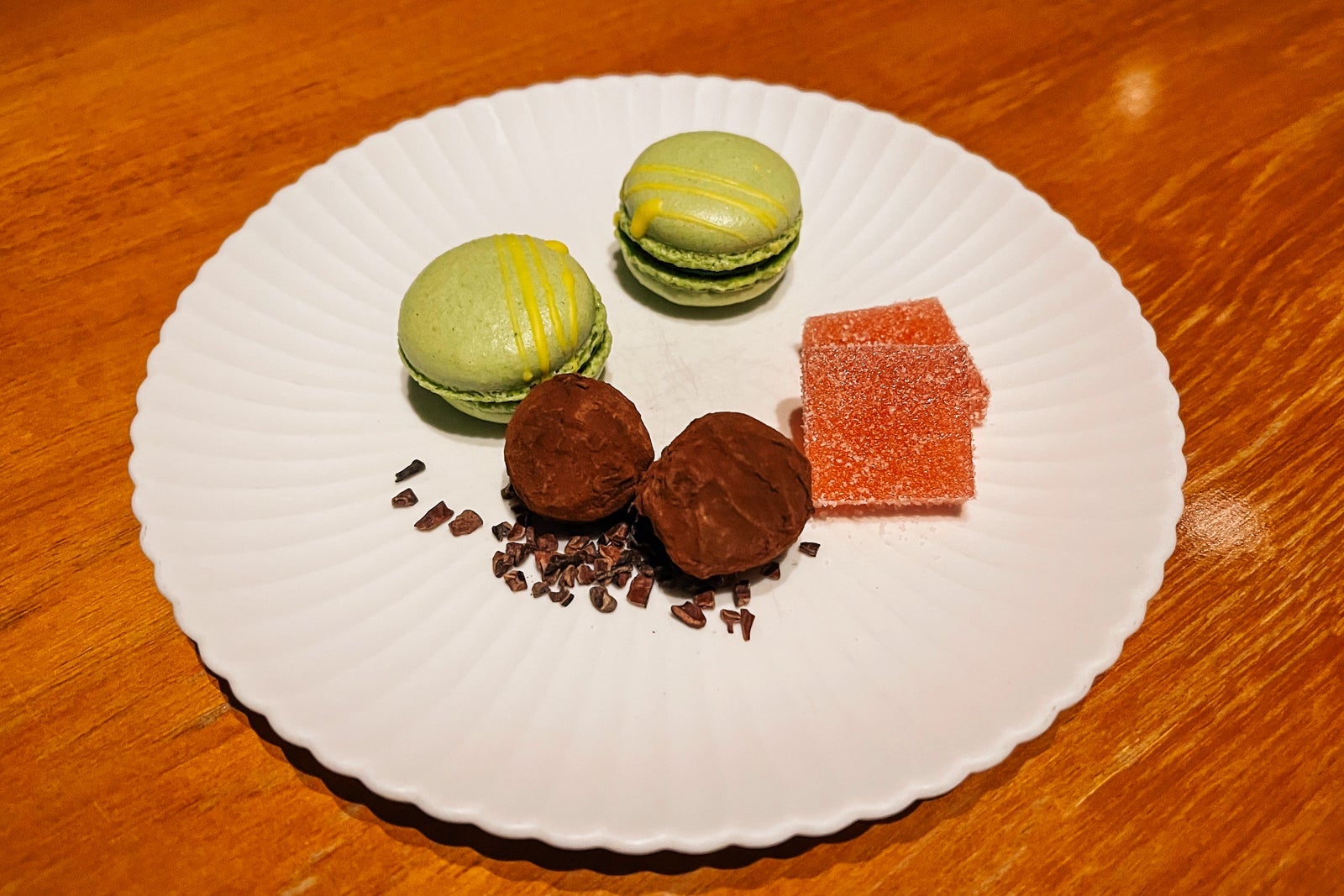 Sweets at end of meal