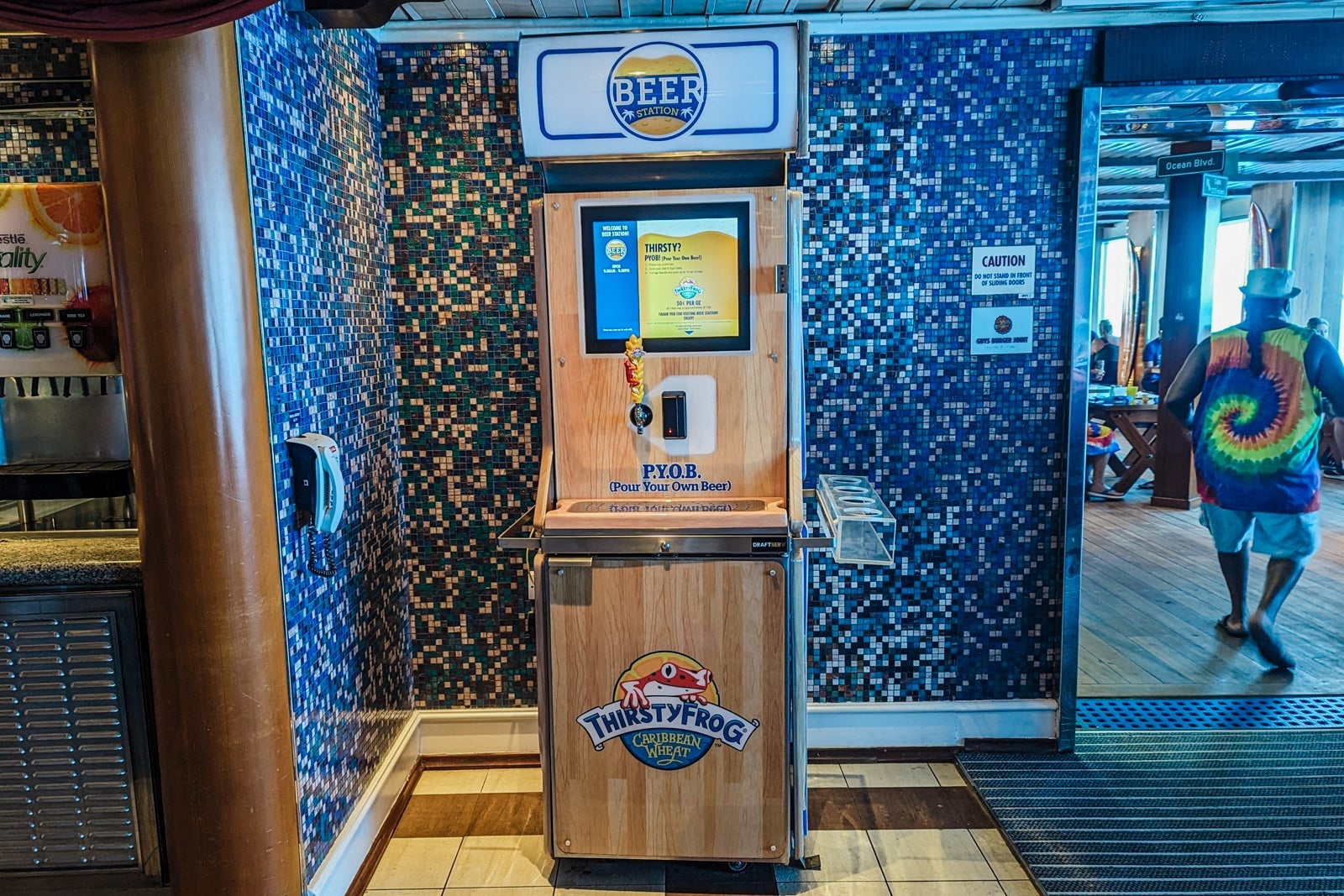 Carnival Glory beer by the ounce